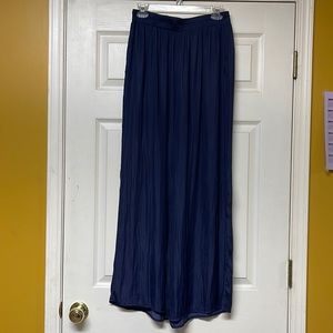 Navy Palazzo Pants